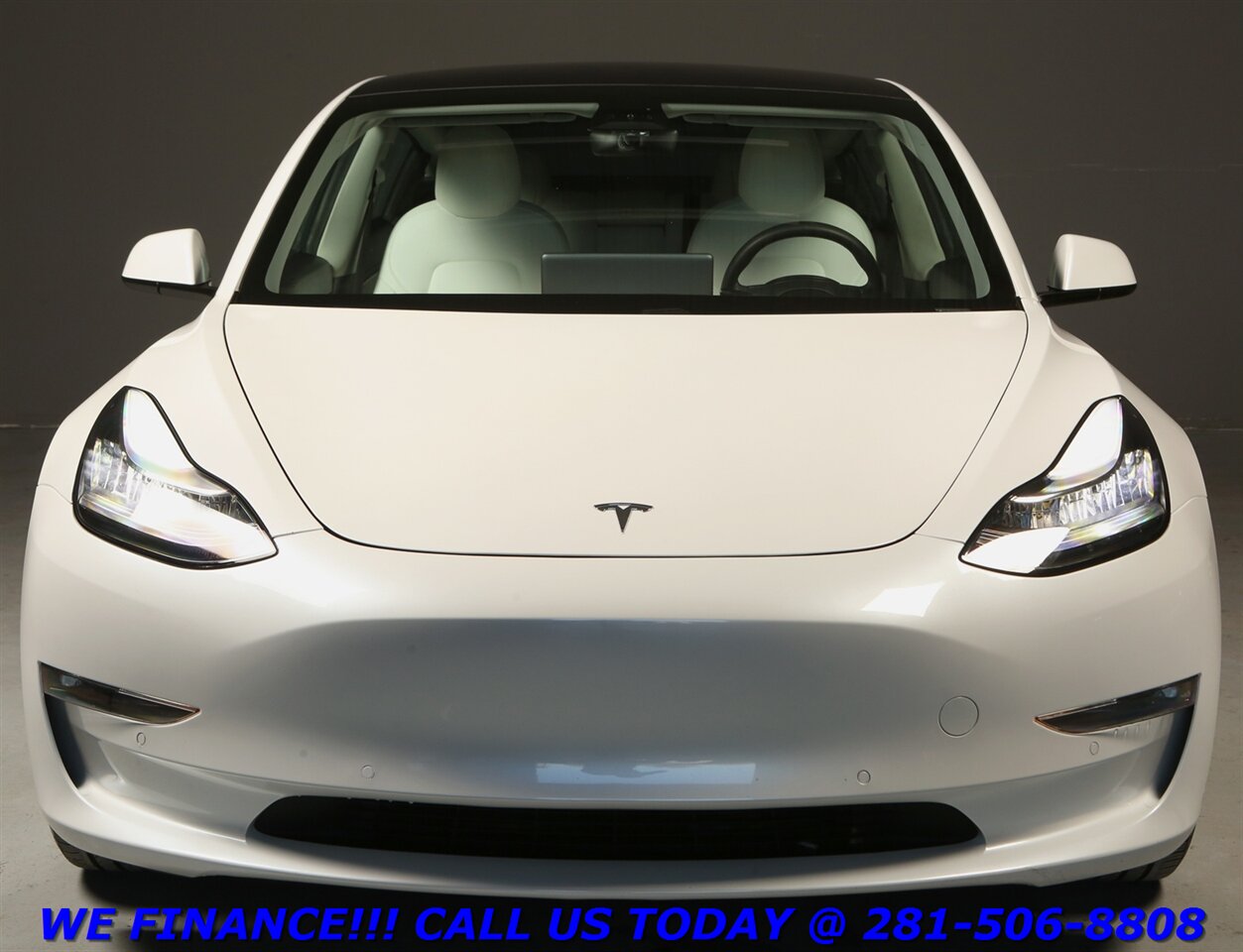 2021 Tesla Model 3 2021 Long Range AWD FSD AUTOPILOT PANOROOF WHITE !   - Photo 9 - Houston, TX 77031