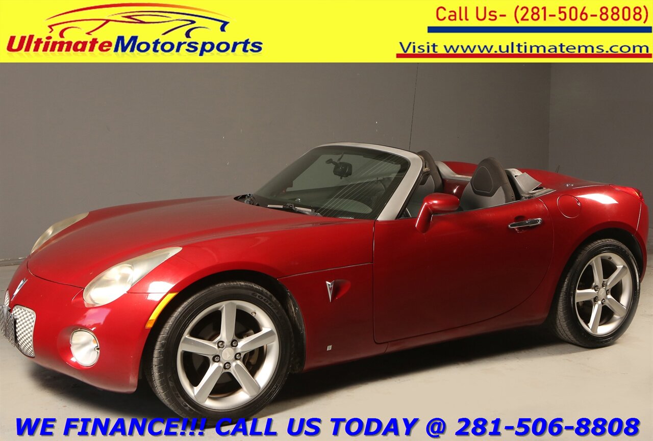 2009 Pontiac Solstice 2009 CONVERTIBLE AUTO 18 "ALLOYS FOG LIGHTS 33K MLS   - Photo 1 - Houston, TX 77031