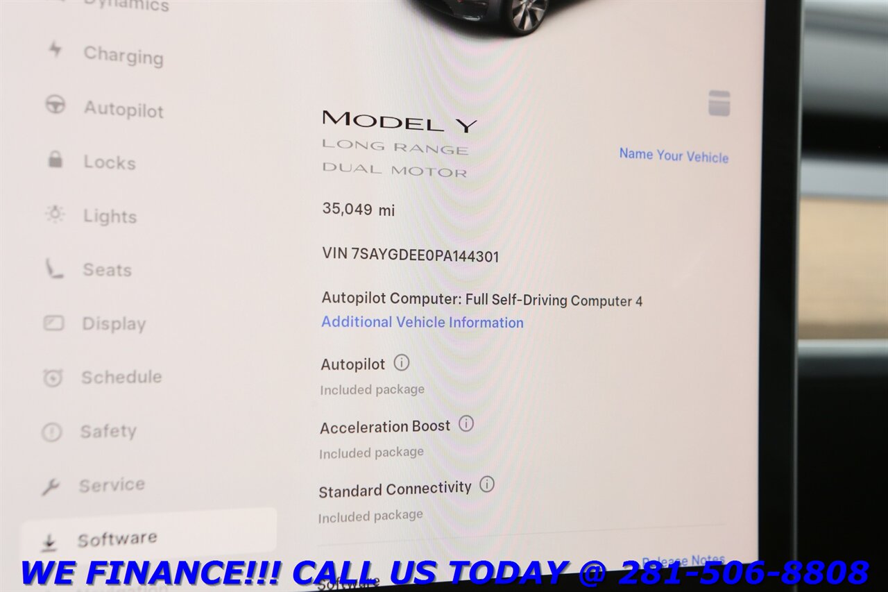 2023 Tesla Model Y 2023 LONG RANGE AWD FSD4 AUTOPILOT PANO ACCELBOOST - Photo 15 - Houston, TX 77031