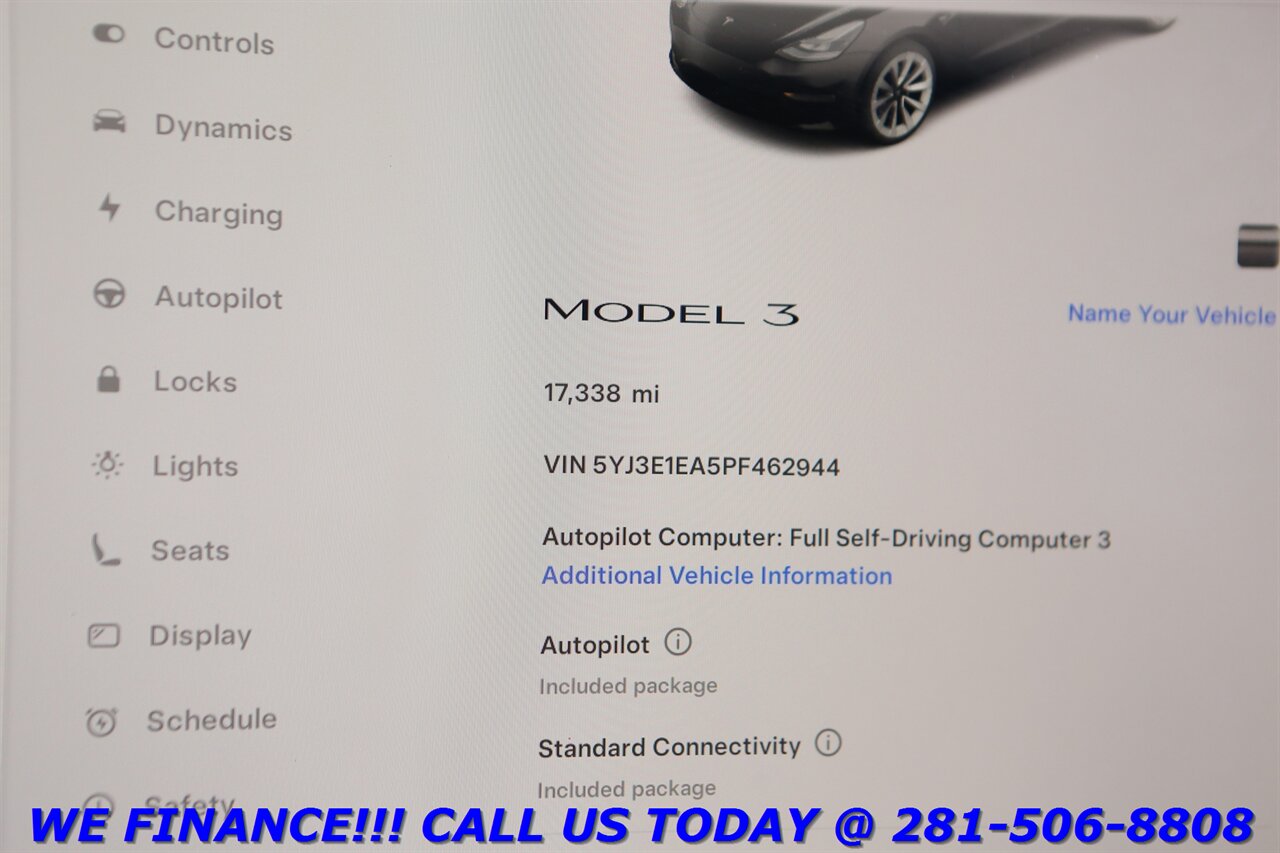 2023 Tesla Model 3 2023 FSD AUTOPILOT NAV PANO HEATSEAT CAMERA 17K   - Photo 16 - Houston, TX 77031