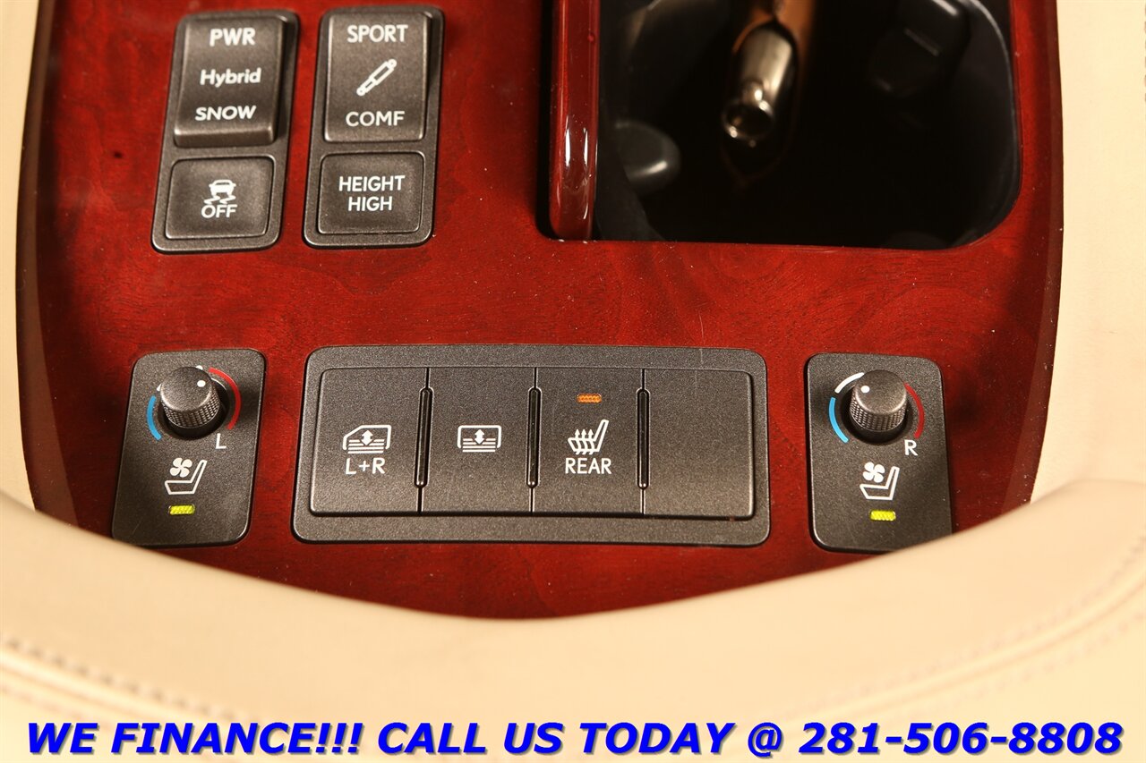 2012 Lexus LS 2012 LS600hL HYBRID AWD LONG BASE NAV SUN SELFPARK   - Photo 17 - Houston, TX 77031