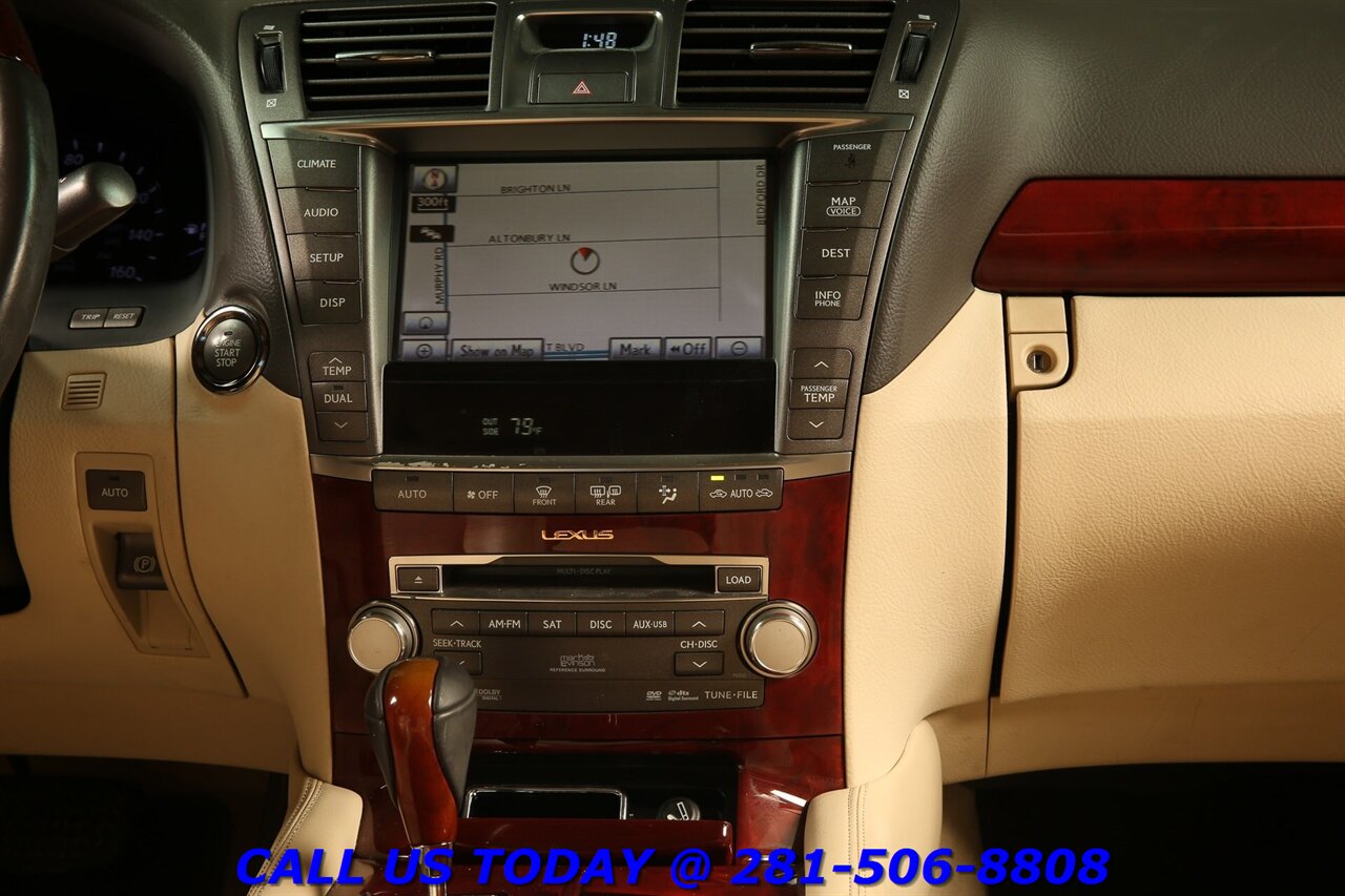 2011 Lexus LS 2011 LS 460 NAV SUN ADV PARK HEAT/COOL SEAT WOOD   - Photo 16 - Houston, TX 77031