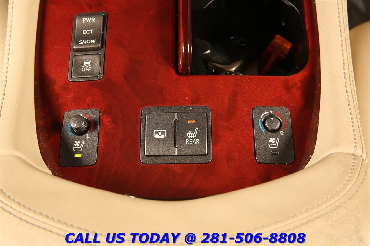 2011 Lexus LS 2011 LS 460 NAV SUN ADV PARK HEAT/COOL SEAT WOOD   - Photo 18 - Houston, TX 77031