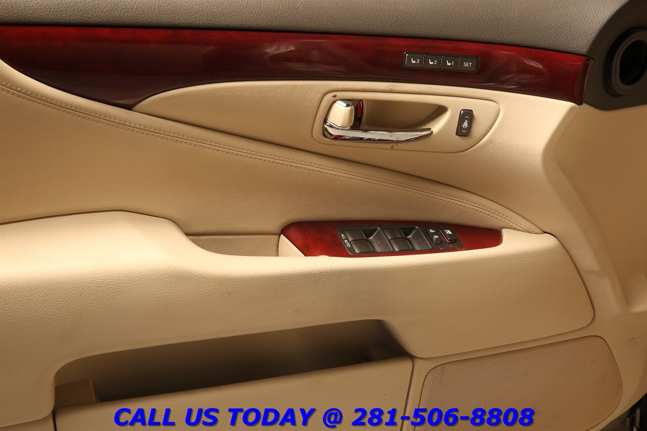 2011 Lexus LS 2011 LS 460 NAV SUN ADV PARK HEAT/COOL SEAT WOOD   - Photo 9 - Houston, TX 77031