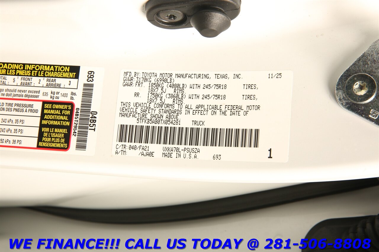 2026 Toyota Tundra 2026 SR CREW RADAR CRUISE CAMERA 6K MLS!! - Photo 28 - Houston, TX 77031