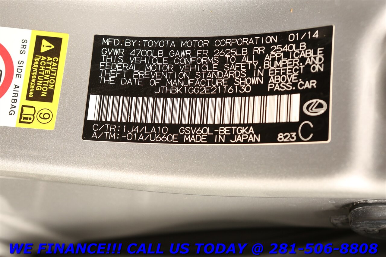 2014 Lexus LEXUS ES 250 PREM PKG SUNROOF HEAT/COOL SEAT CAMERA 1 OWNER   - Photo 28 - Houston, TX 77031