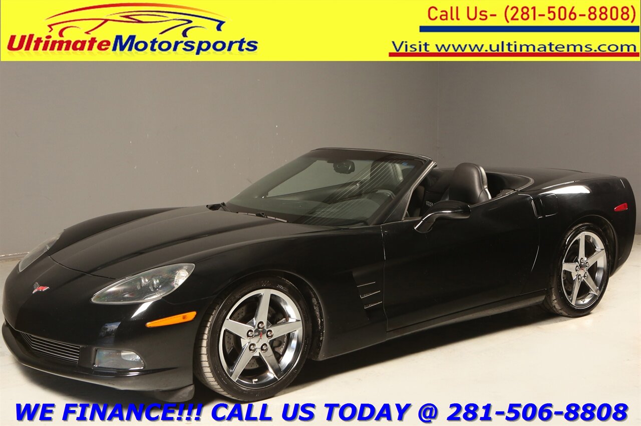 2007 Chevrolet CHEVROLET CORVETTE C6 3LT CONVERTIBLE NAVIGATION HUD HEATSEAT 65K   - Photo 1 - Houston, TX 77031