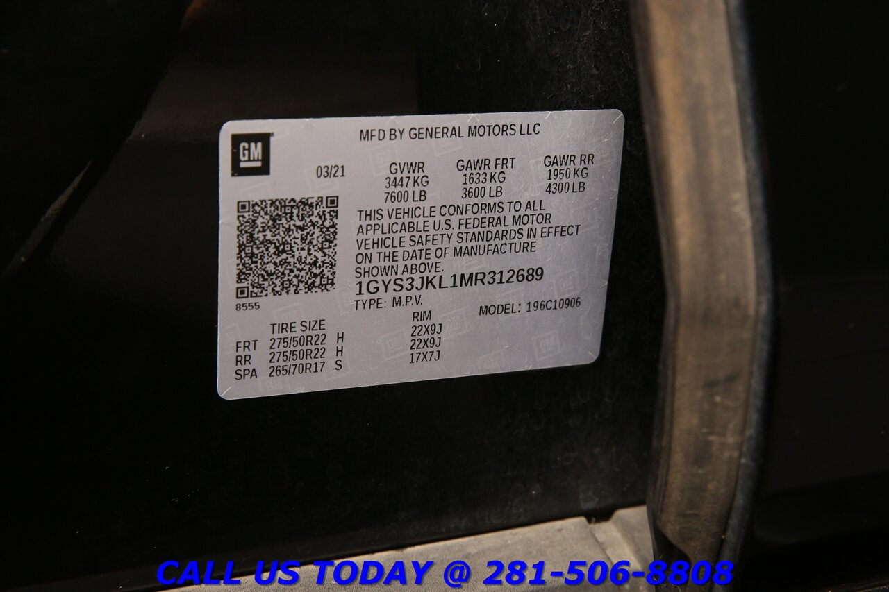 2021 Cadillac Escalade 2021 ESV NAV ADAPTCRUISE 7-PASS AKG CARPLAY 65K Mi   - Photo 30 - Houston, TX 77031
