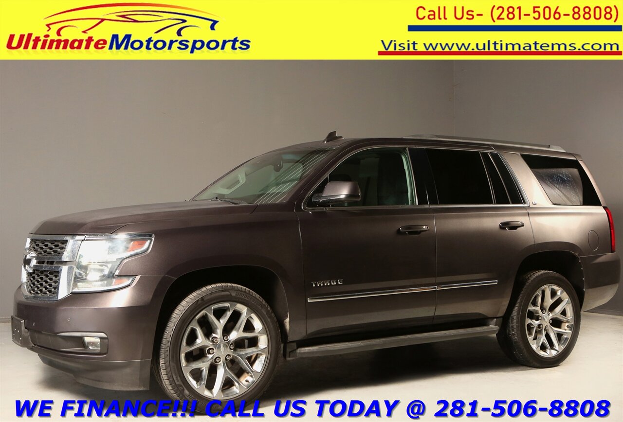 2016 Chevrolet Tahoe 2016 LT 4x4 NAV SUNROOF 7-PASS CAPTAIN CHAIRS CRUS - Photo 1 - Houston, TX 77031
