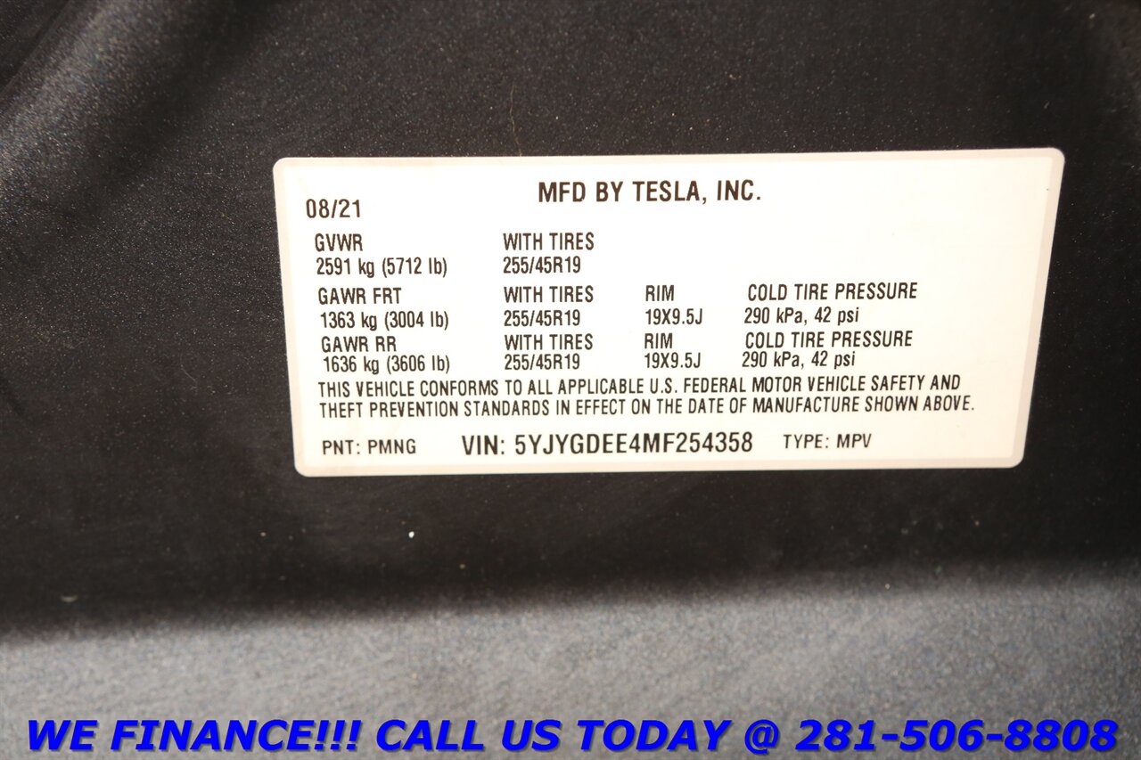 2021 Tesla Model Y 2021 Long Range AWD FSD NAV PANO HEATSEAT CAMERA   - Photo 29 - Houston, TX 77031