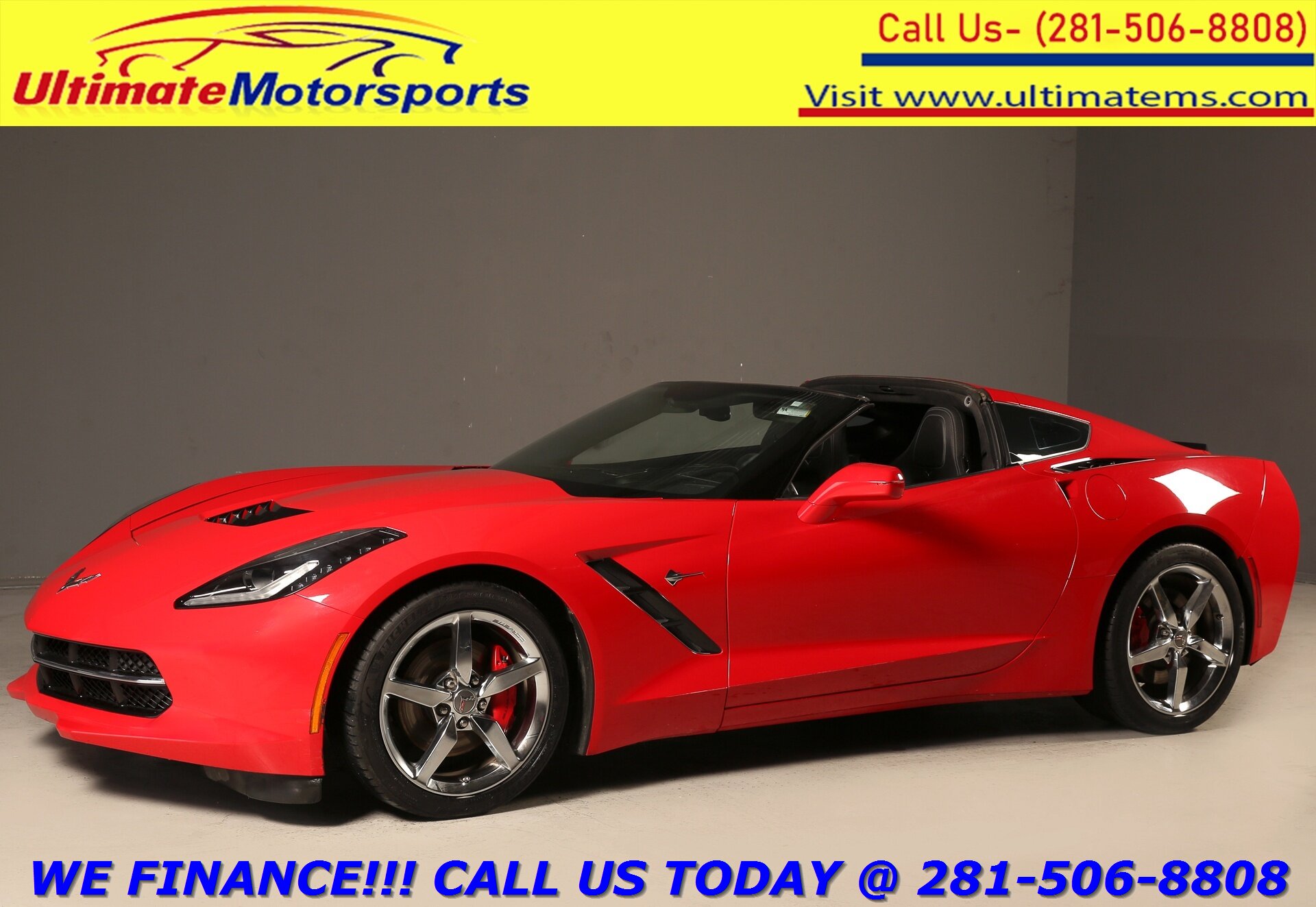 2015 Chevrolet Corvette 2015 Stingray 3LT CARBON TARGA TOP NAV HUD 31K MLS   - Photo 1 - Houston, TX 77031