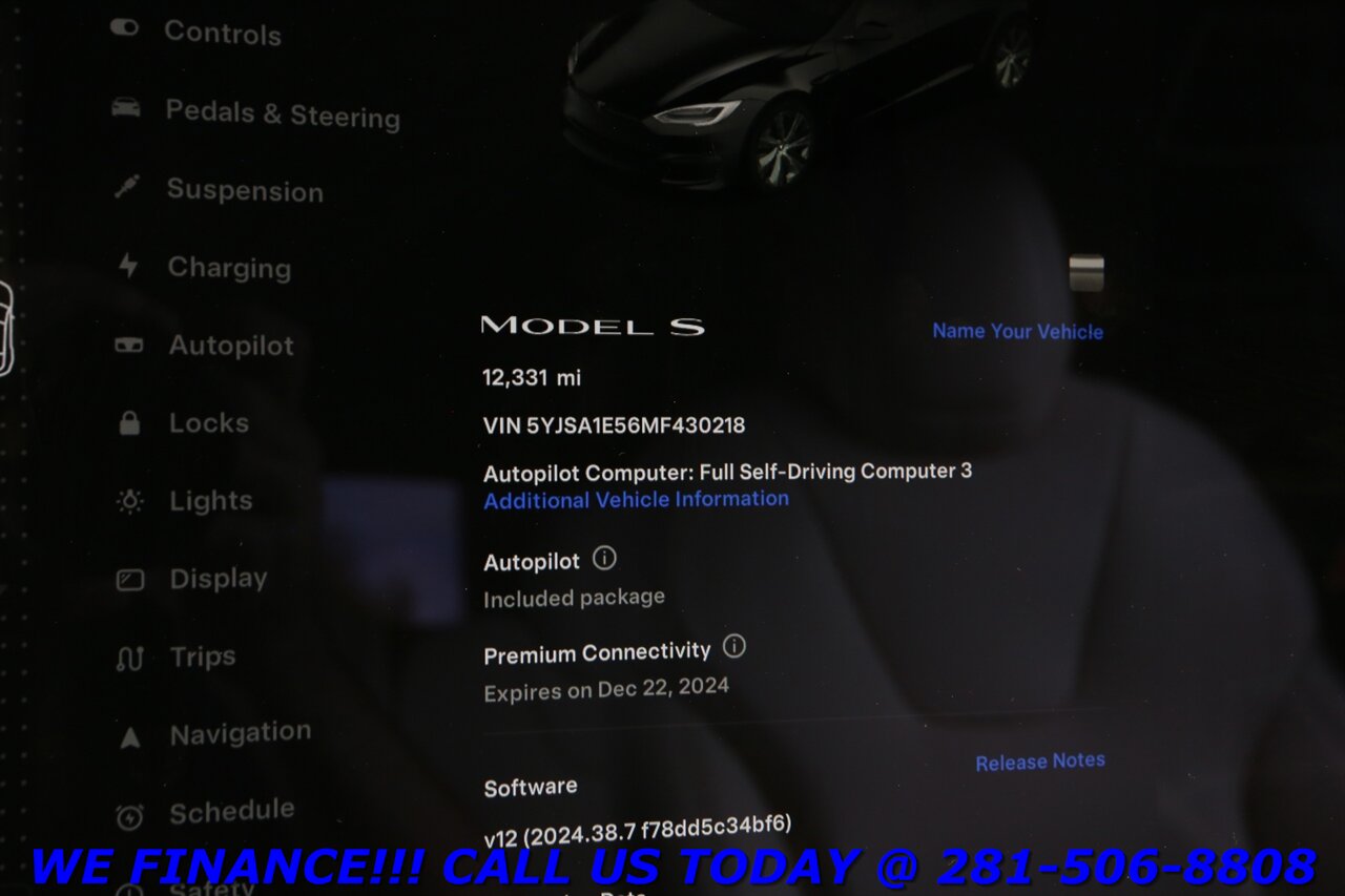 2021 Tesla Model S 2021 Long Range AWD FSD NAV PANO BLIND 12K MILES!!   - Photo 15 - Houston, TX 77031