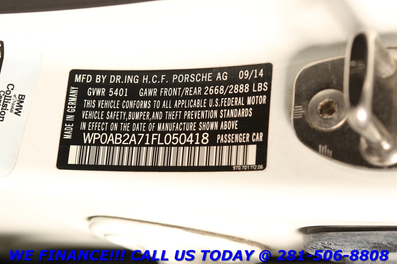 2015 Porsche Panamera 2015 4S AWD PREMIUM PKG PLUS NAV SUN SPORT 82K - Photo 30 - Houston, TX 77031