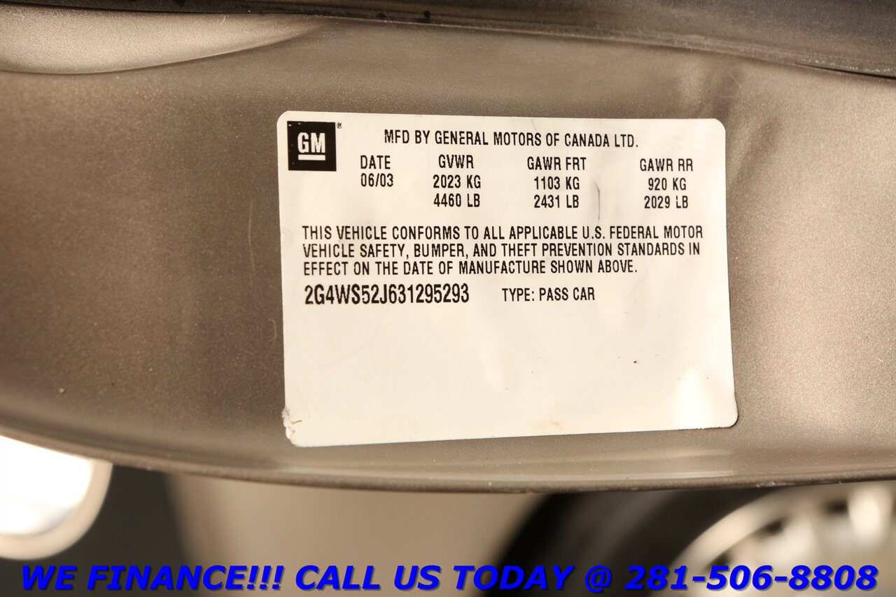 2003 Buick Century 2003 AUTO CRUISE PWR SEAT 15 "ALLOYS 68K MLS - Photo 22 - Houston, TX 77031