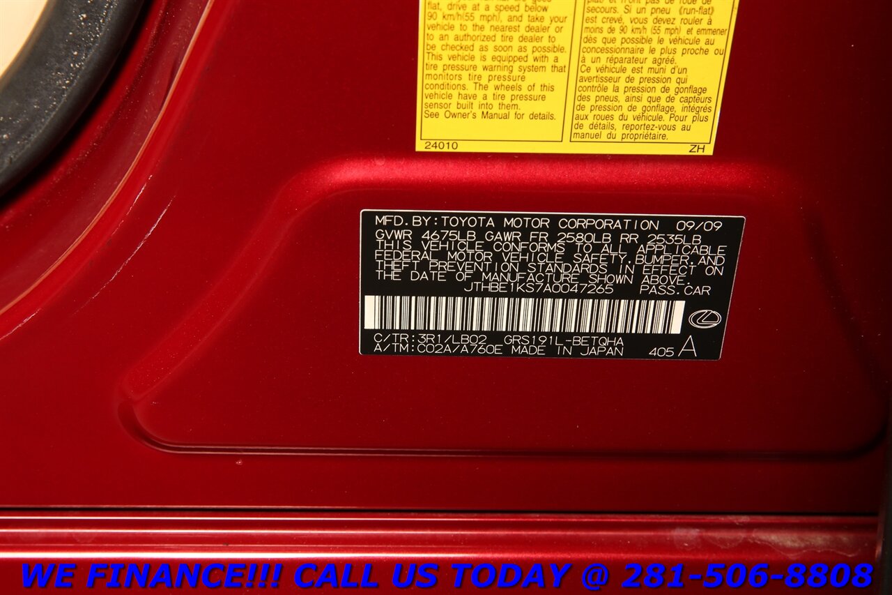 2010 Lexus GS 2010 GS 350 NAV SUN HEAT/COOL SEAT CAMERA KEYLESS   - Photo 28 - Houston, TX 77031