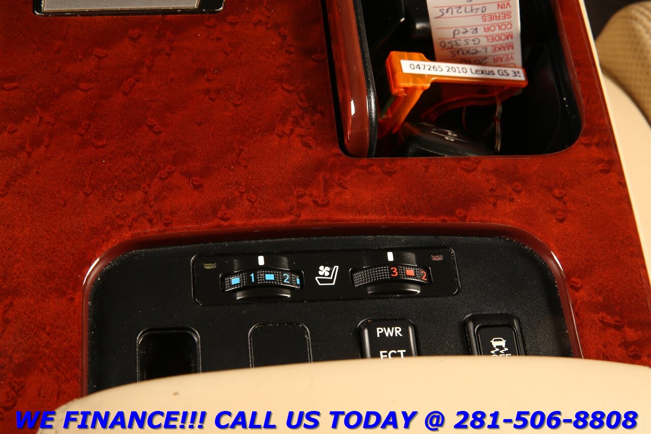 2010 Lexus GS 2010 GS 350 NAV SUN HEAT/COOL SEAT CAMERA KEYLESS   - Photo 18 - Houston, TX 77031