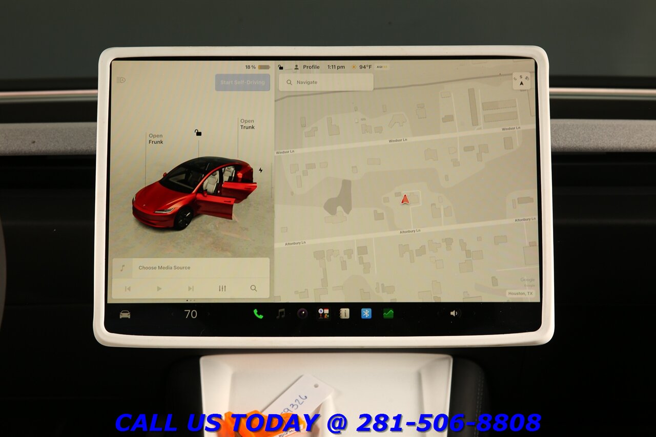 2024 Tesla Model 3 2024 Long Range AWD FSD4 AUTOPILOT PANO CAM 28K Mi - Photo 13 - Houston, TX 77031