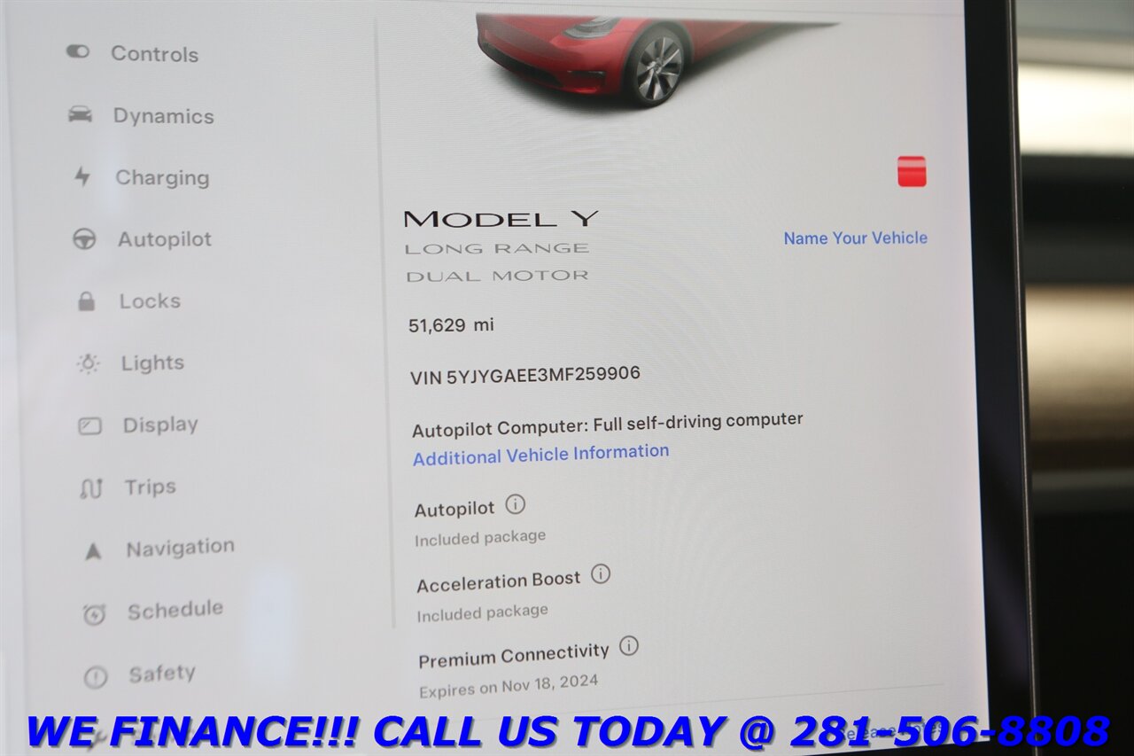 2021 Tesla Model Y 2021 Long Range FSD 7-PASS AWD AUTOPILOT ACCEL   - Photo 15 - Houston, TX 77031