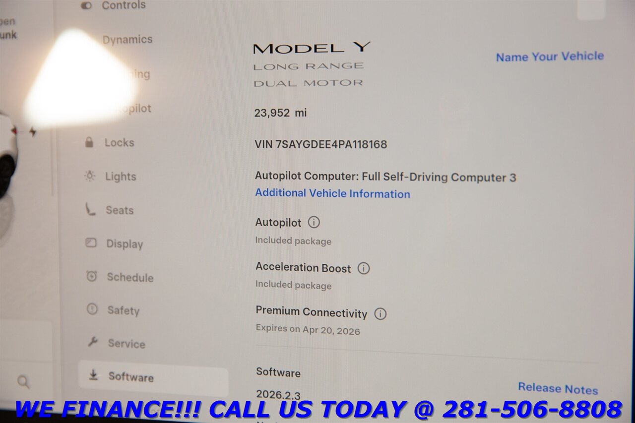 2023 Tesla Model Y 2023 AWD FSD3 AUTOPILOT LONG RANGE ACCEL BOOST - Photo 15 - Houston, TX 77031