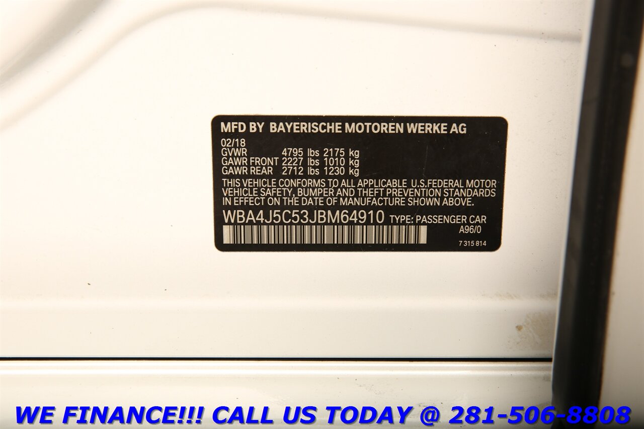 2018 BMW 2018 440i Gran Coupe PREM PKG NAV HUS SUN BLIND   - Photo 32 - Houston, TX 77031