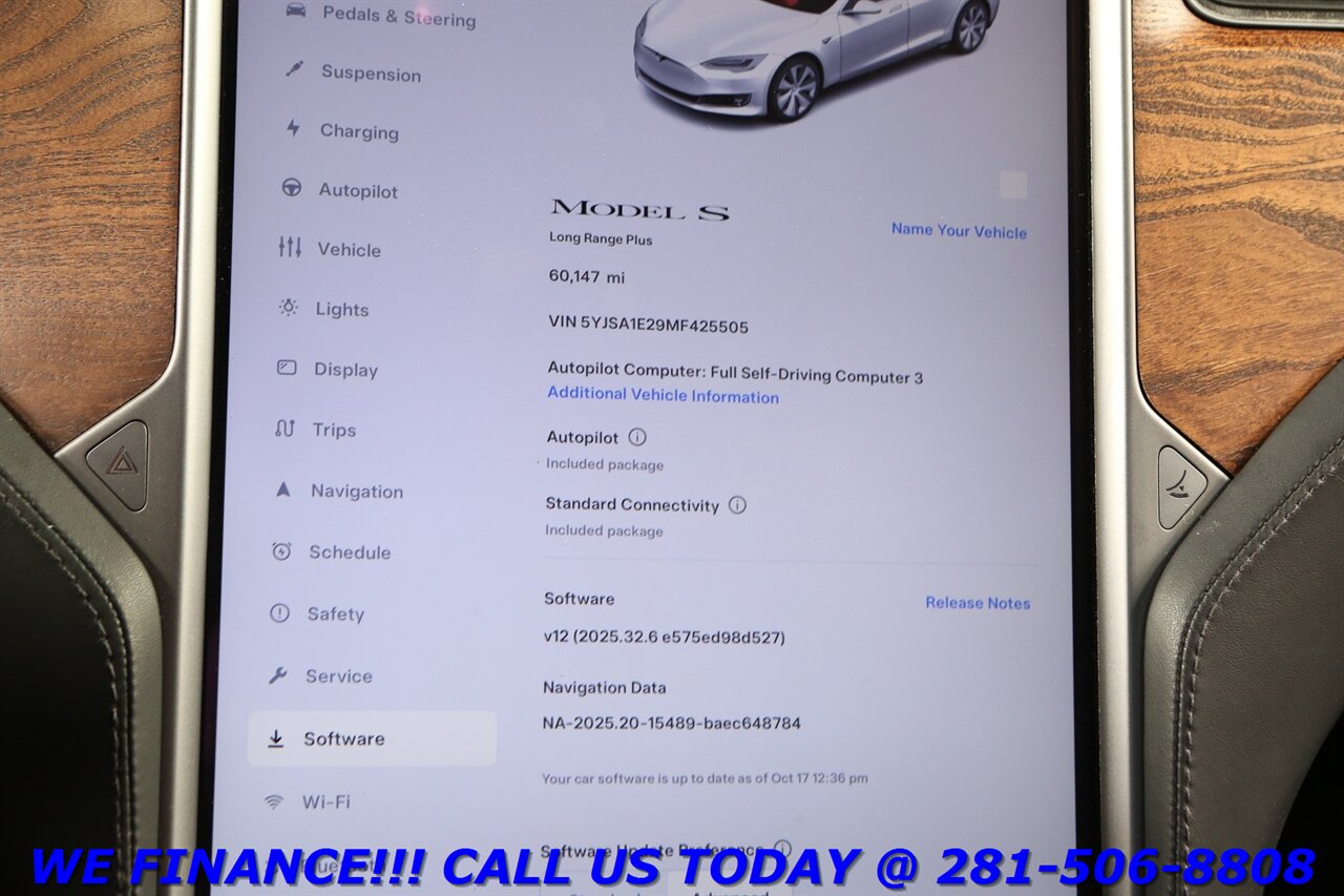 2021 Tesla Model S 2021 Long Range Plus AWD FSD3 AUTOPILOT PANO 60K - Photo 16 - Houston, TX 77031