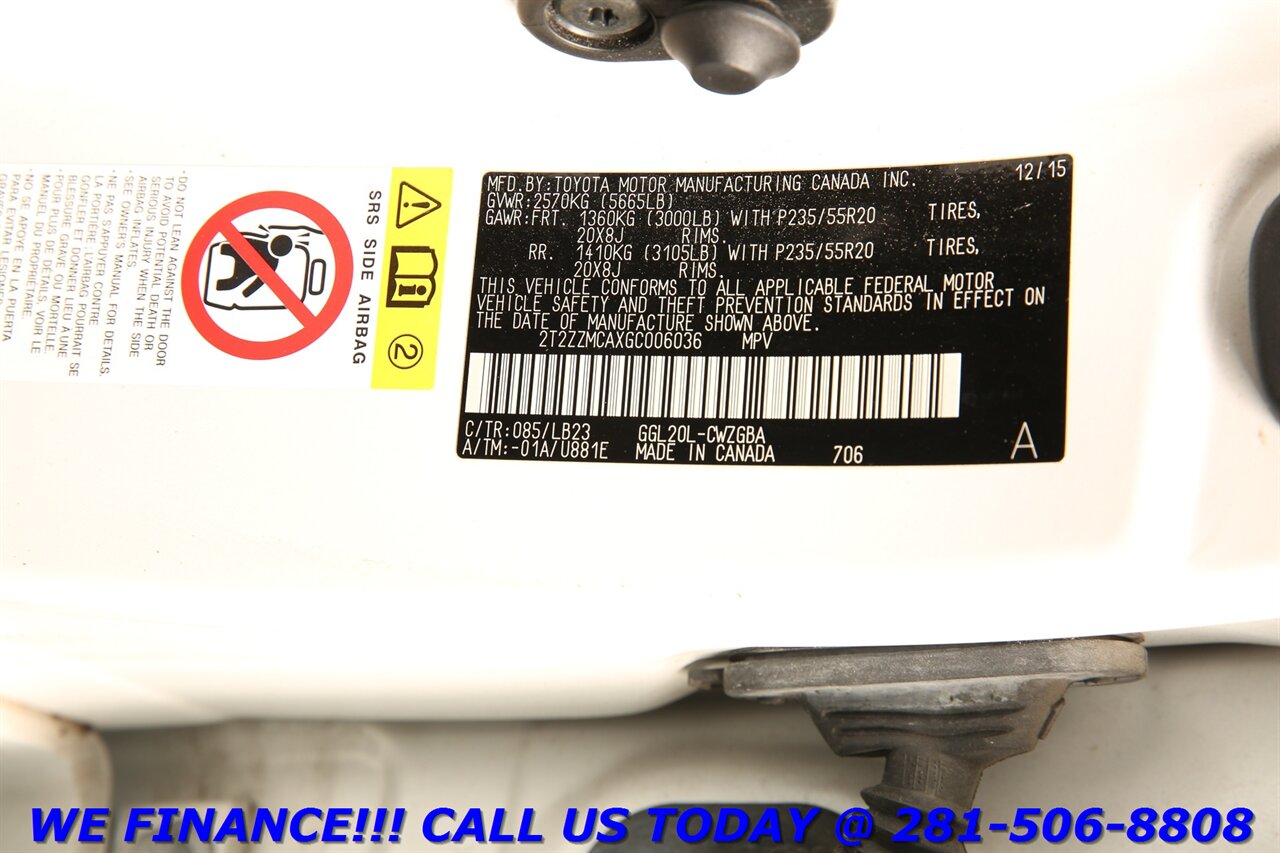 2016 Lexus RX 2016 RX 350 PREM PKG NAV SUN BLIS 360CAM PARK ASST   - Photo 29 - Houston, TX 77031