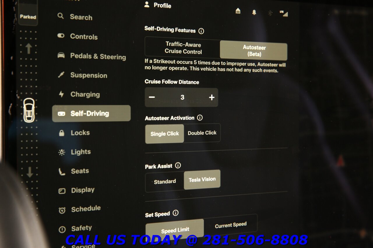2021 Tesla Model X 2021 Long Range AWD FSD NAV BLIND 3ROW 43K MLS   - Photo 14 - Houston, TX 77031