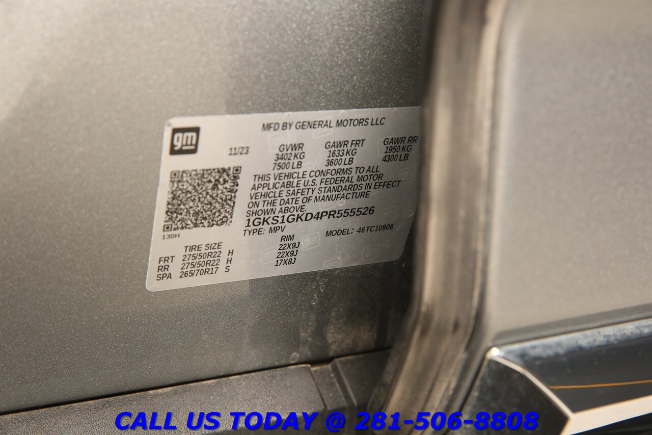 2023 GMC Yukon 2023 XL SLT NAV DVD ADAPTCRUISE 360CAM 7PAS 54K Mi - Photo 31 - Houston, TX 77031