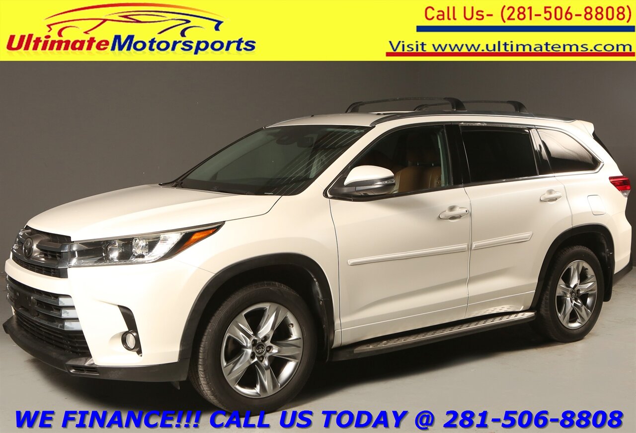 2018 Toyota Highlander 2018 Limited NAV SUN RADAR CRUISE BLIND 3RD ROW - Photo 1 - Houston, TX 77031