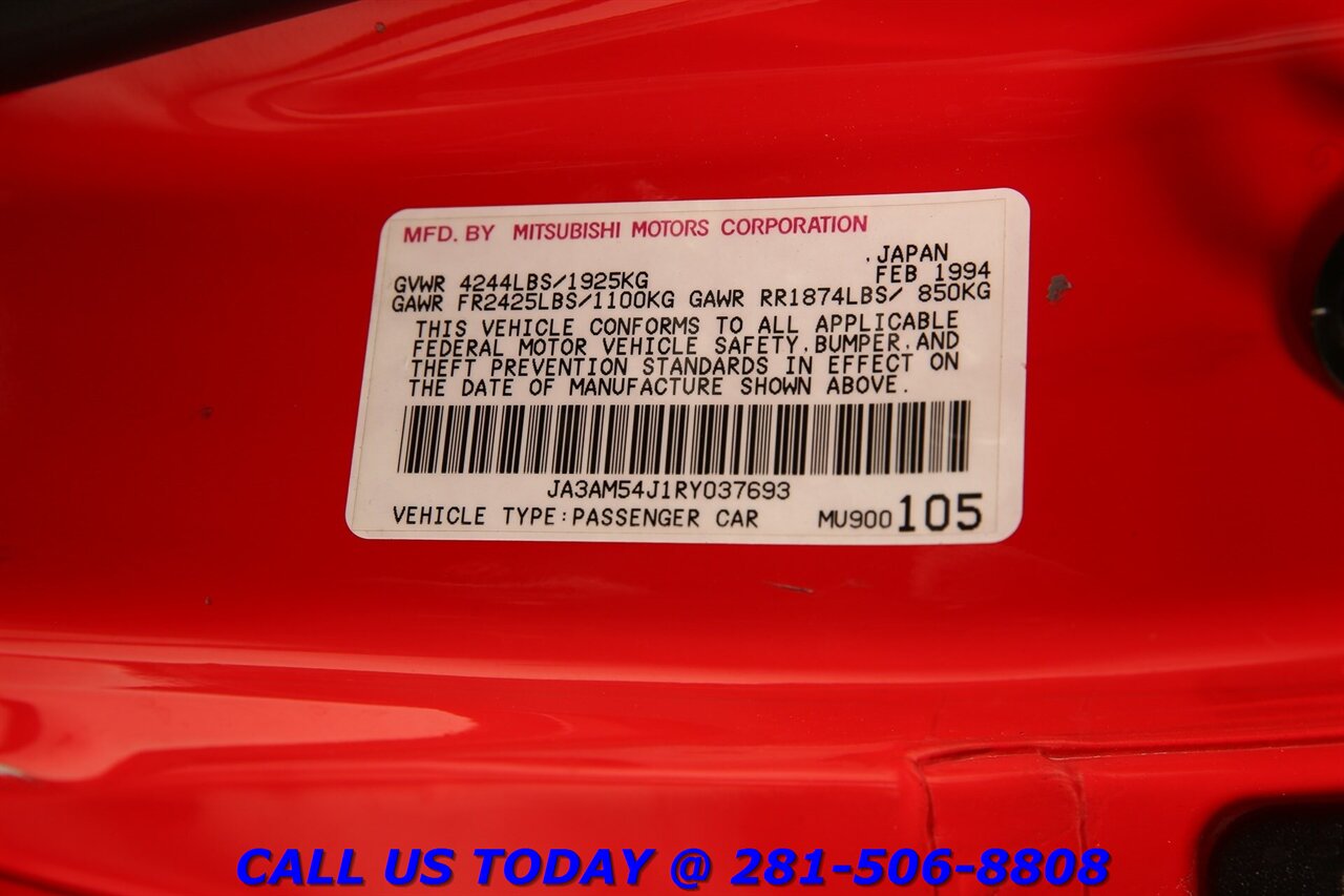 1994 Mitsubishi 3000GT 1994 MANUAL 5-SPEED ANDROID CARPLAY CAMERA CRUISE - Photo 31 - Houston, TX 77031