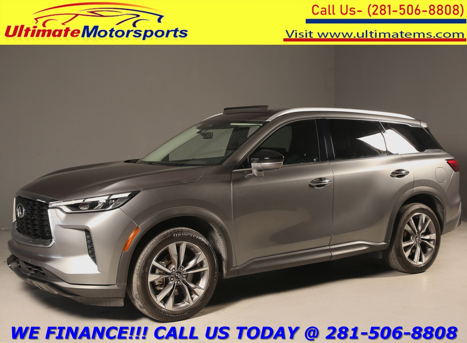 2023 INFINITI QX60 2023 Luxe 7PASS NAV PANO INTELCRUISE BLIS 32K MLS   - Photo 1 - Houston, TX 77031