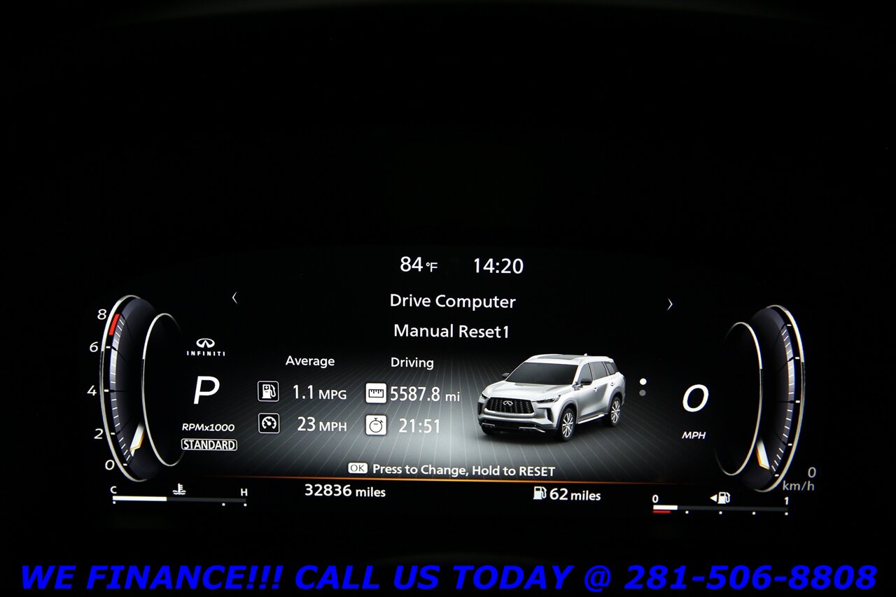 2023 INFINITI QX60 2023 Luxe 7PASS NAV PANO INTELCRUISE BLIS 32K MLS   - Photo 15 - Houston, TX 77031