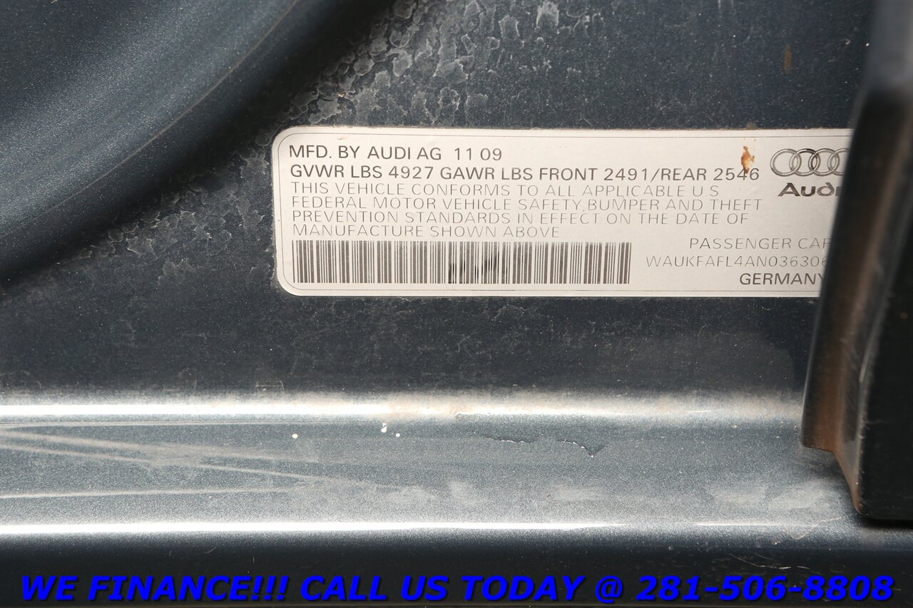2010 Audi A4 2010 2.0T Quattro Prestige AWD NAV SUN 71K MLS   - Photo 27 - Houston, TX 77031