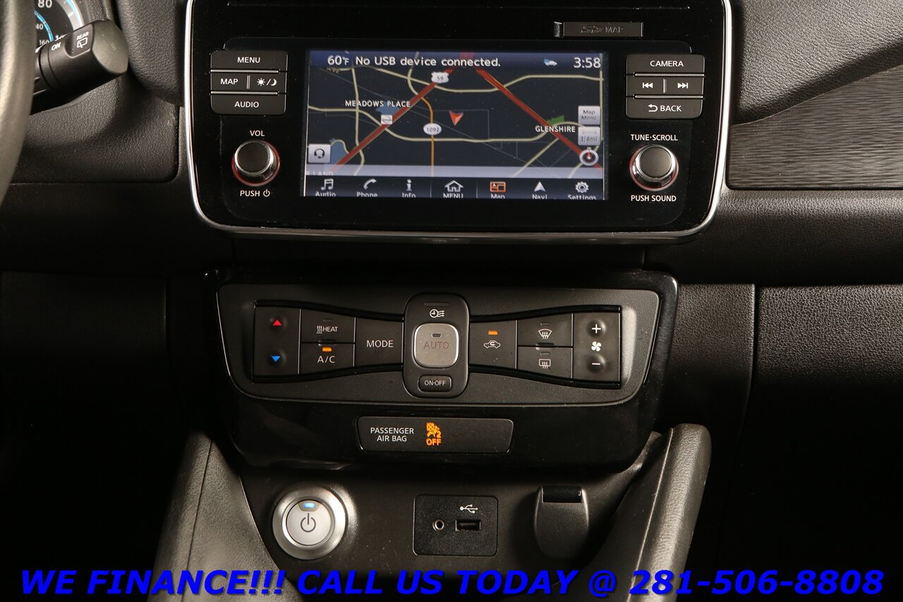 2018 Nissan LEAF 2018 SV TECH PKG QUICK CHARGE NAV INTELCRUISE 41K   - Photo 17 - Houston, TX 77031