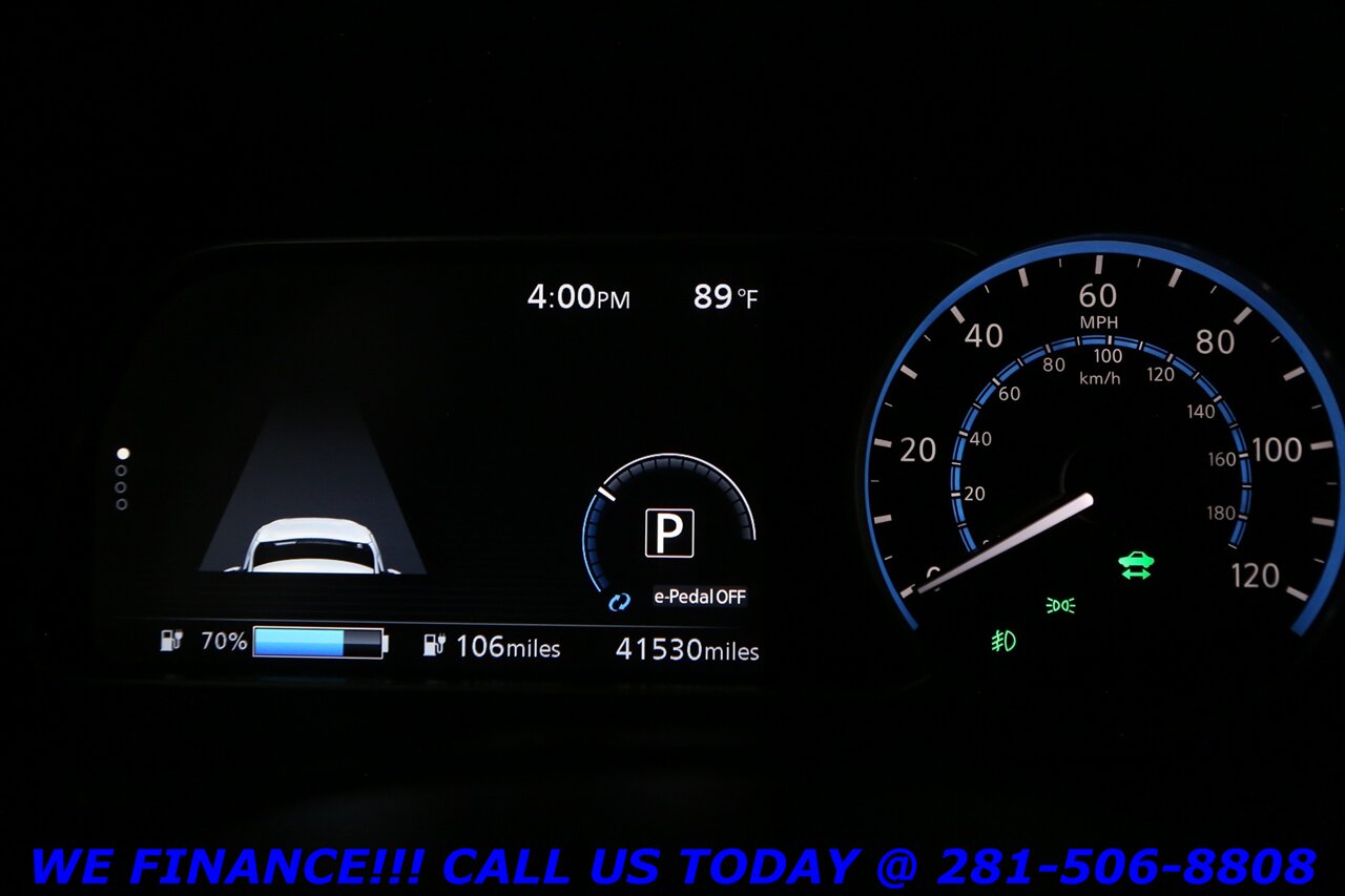 2018 Nissan LEAF 2018 SV TECH PKG QUICK CHARGE NAV INTELCRUISE 41K   - Photo 15 - Houston, TX 77031