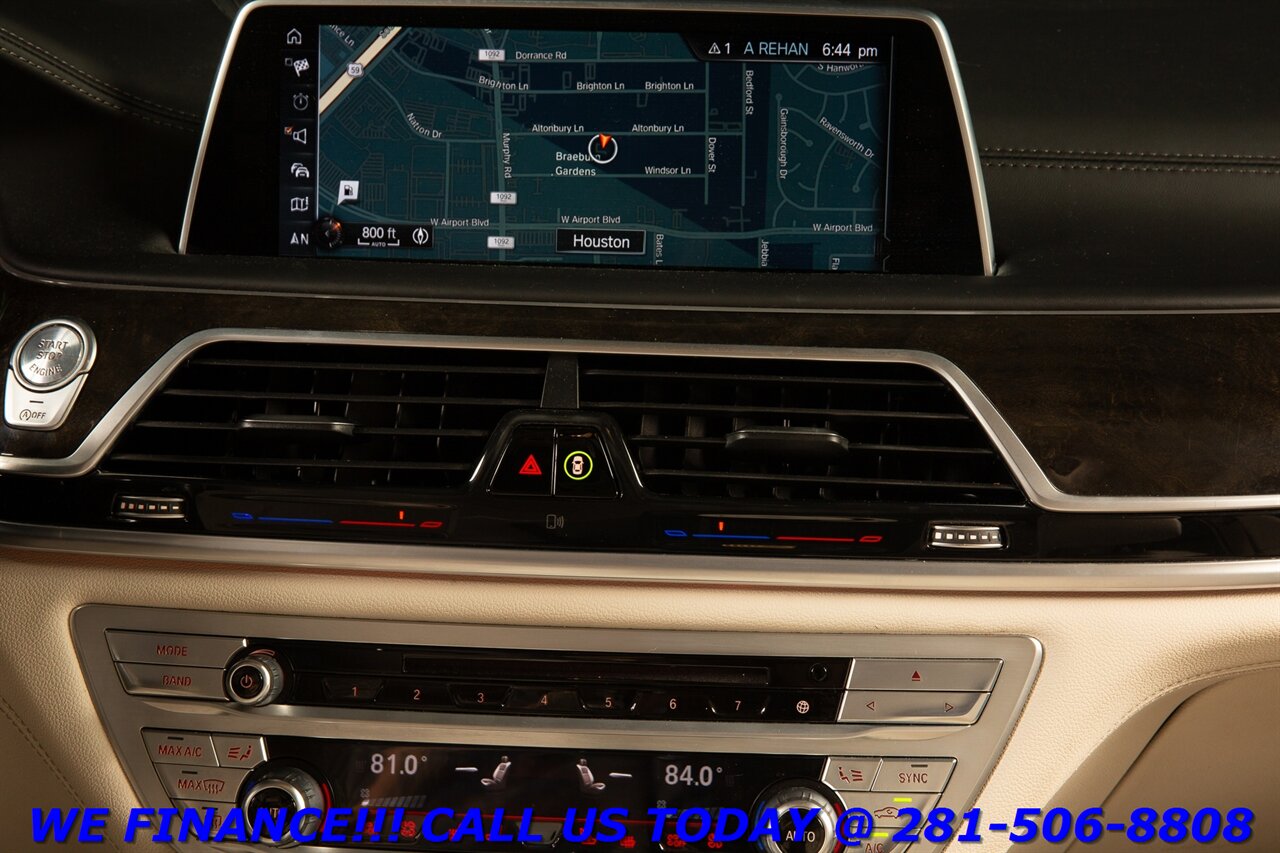 2016 BMW 2016 740i EXEC II PKG NAV HUD PANO ACTIVE CRUISE   - Photo 19 - Houston, TX 77031