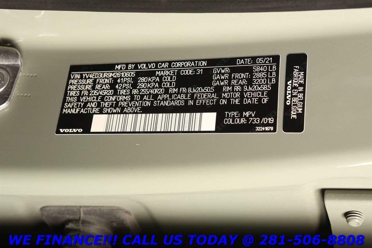 2021 Volvo XC40 Recharge 2021 Pure Electric P8 AWD NAV PANO BLIND 80K   - Photo 29 - Houston, TX 77031