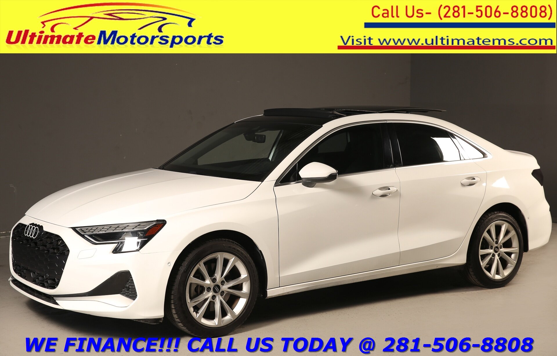 2025 Audi A3 2025 Quattro Premium AWD SUN BLIND HEATSEAT 6K MLS   - Photo 1 - Houston, TX 77031