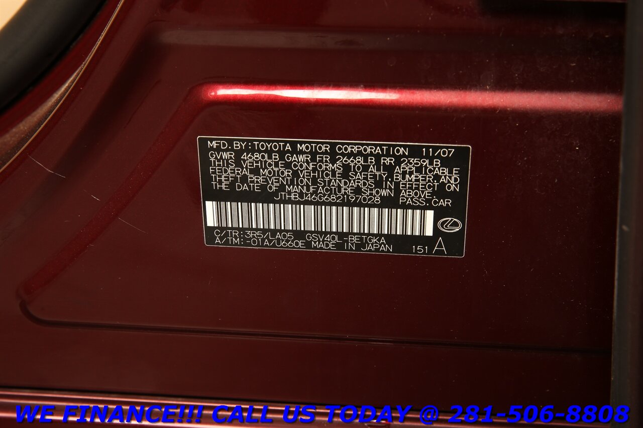 2008 Lexus ES 2008 ES 350 PREM PLUS SUN HEATCOOL SEAT 57K MLS   - Photo 27 - Houston, TX 77031