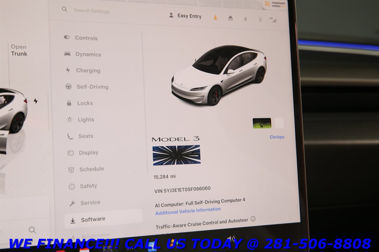 2025 Tesla Model 3 2025 Performance AWD FSD4 AUTOPILOT PANO 15K Mi - Photo 15 - Houston, TX 77031