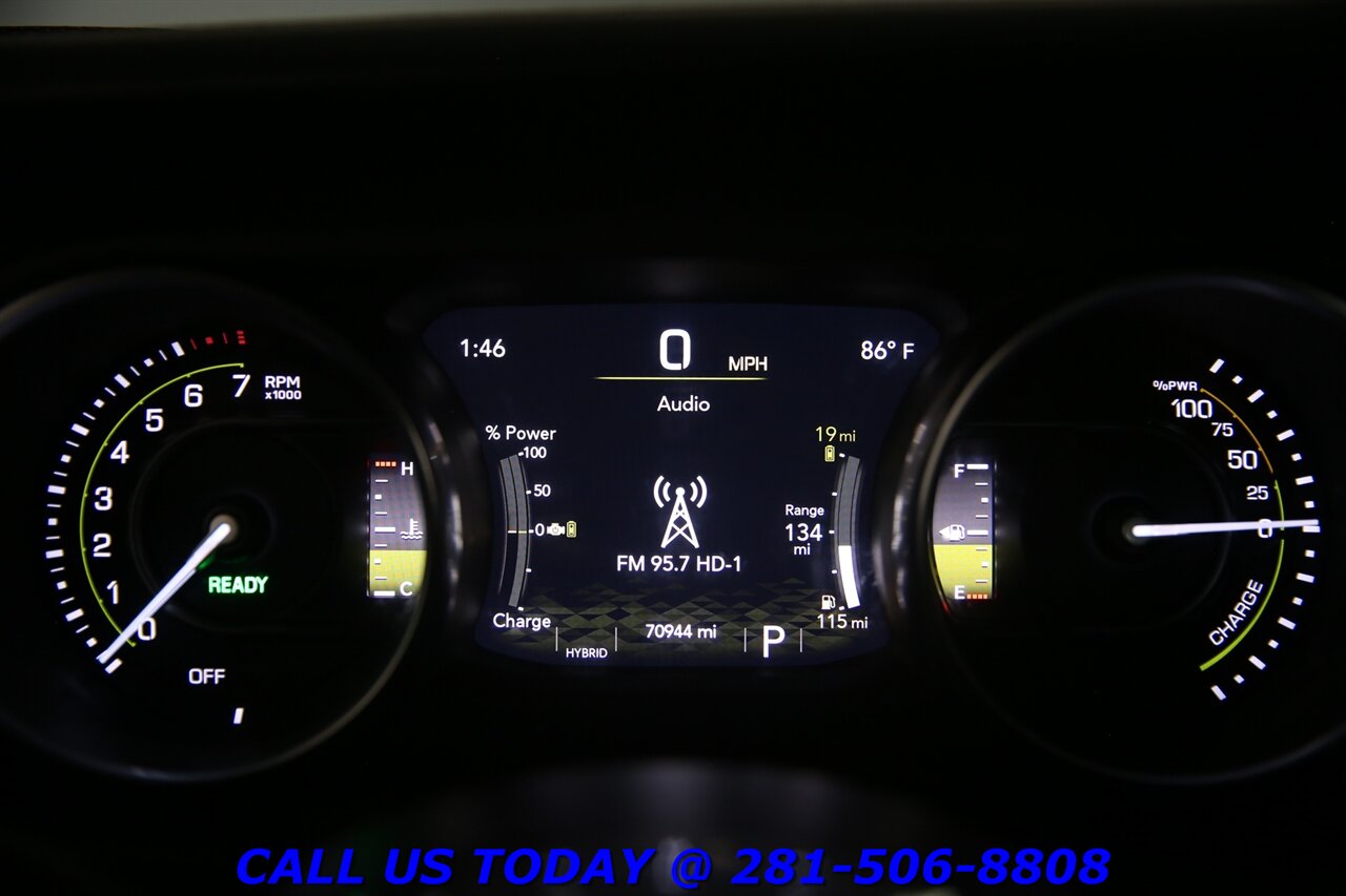 2023 Jeep Wrangler 2023 Sahara 4xe HARDTOP PLUG-IN HYBRID 4x4 NAV CAM   - Photo 13 - Houston, TX 77031