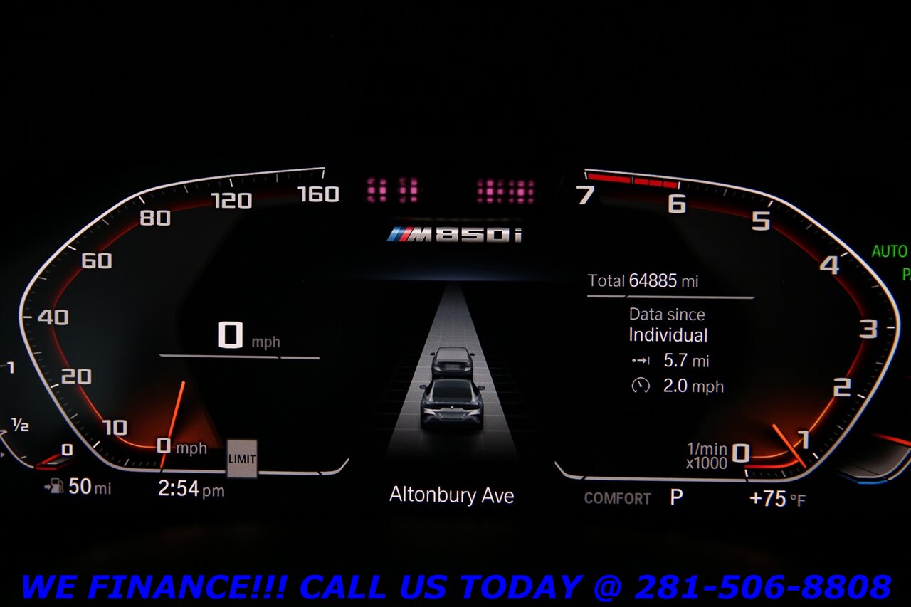 2020 BMW 2020 M850i xDrive Gran Coupe AWD CARBON BOWERS HUD - Photo 16 - Houston, TX 77031