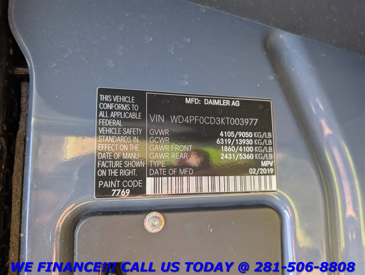 2019 Mercedes-Benz Sprinter 2019 2500 DIESEL CARGO VAN HIGH ROOF COMMERCIAL - Photo 25 - Houston, TX 77031