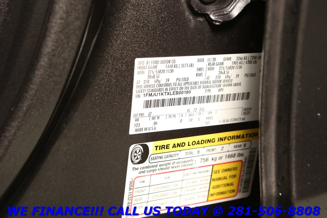 2020 Ford Expedition 2020 Limited NAV BLIND 8PASS HEAT/COOL SEAT CAMERA   - Photo 29 - Houston, TX 77031
