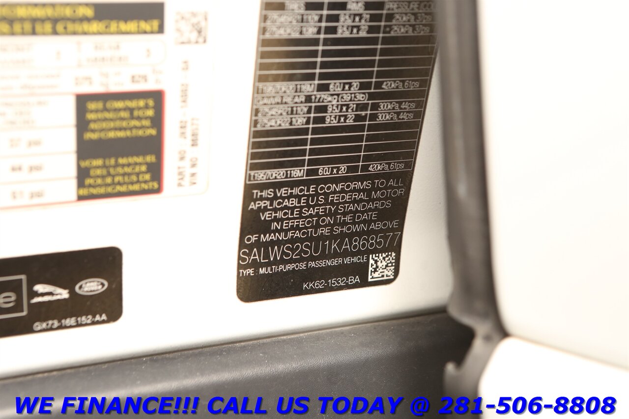 2019 Land Rover Range Rover Sport 2019 HST AWD NAV PANO BLIND MERIDIAN 54K MLS   - Photo 32 - Houston, TX 77031