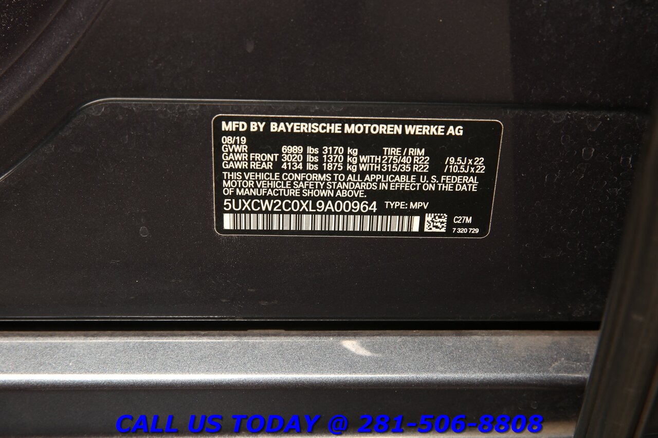 2020 BMW X7 2020 xDrive40i AWD PREM PKG NAV HUD PANO 7P 61K Mi - Photo 35 - Houston, TX 77031