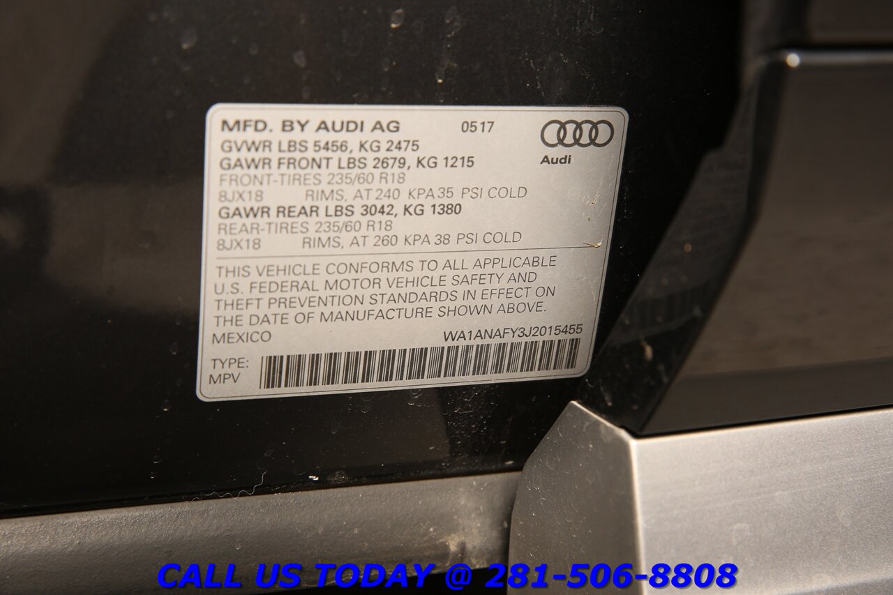 2018 Audi Q5 2018 2.0T Quattro Premium AWD PANO HEATSEAT 37K Mi   - Photo 28 - Houston, TX 77031