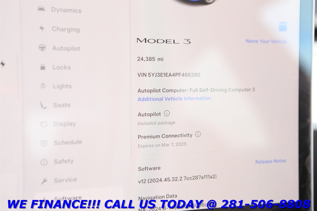 2023 Tesla Model 3 2023 FSD3 AUTOPILOT NAV PANOROOF CAM $4K IRS REBAT   - Photo 16 - Houston, TX 77031