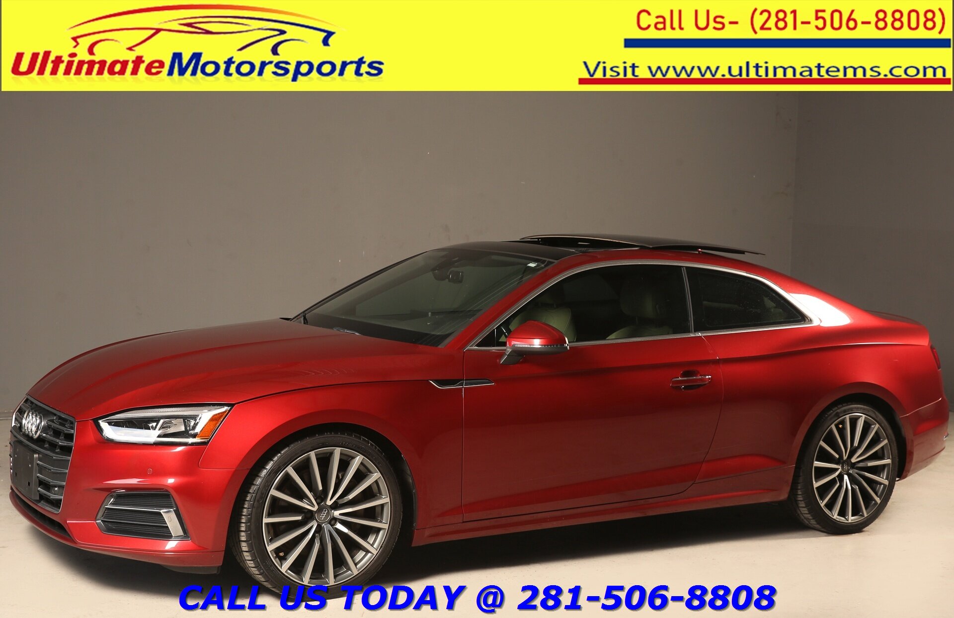 2018 Audi A5 2018 2.0T Quattro Premium Plus COUPE AWD NAV 85K   - Photo 1 - Houston, TX 77031