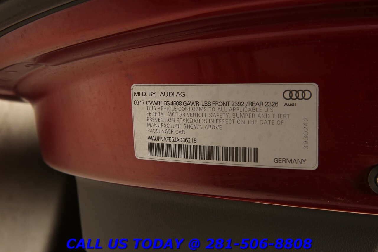 2018 Audi A5 2018 2.0T Quattro Premium Plus COUPE AWD NAV 85K - Photo 28 - Houston, TX 77031